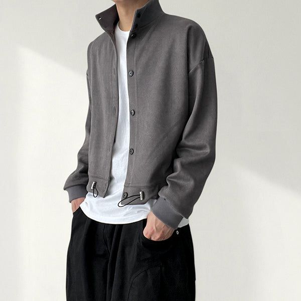 voarc（ボアク）の「Dipp Soft String Snap High Neck Cardigan（Tops）」