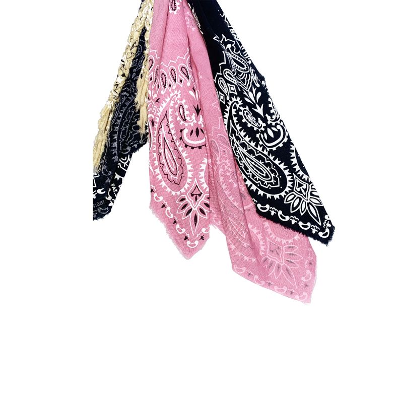 color bandana keyring (pink)