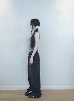 black wide pants