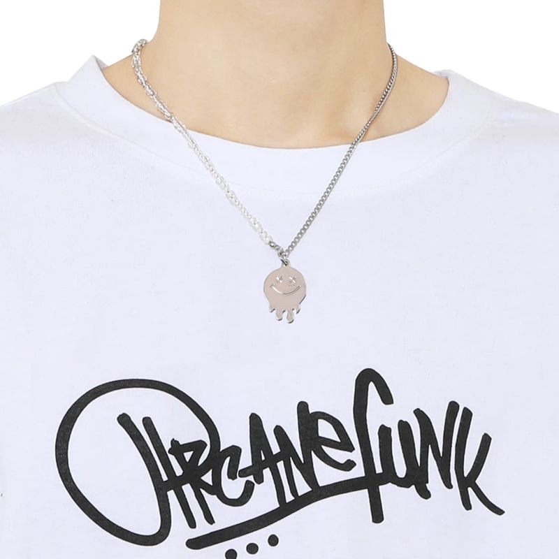 SURGICAL & CLEAR BALL NECKLACE