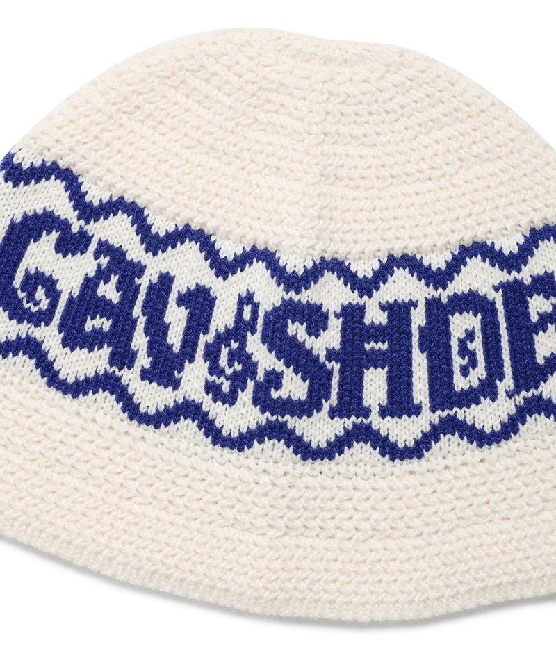 CLEF KNIT BUCKET HAT CREAM(CV2EFUAB30A)