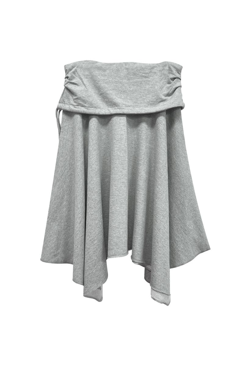 SILENT MIRAGE SWEAT SKIRT / MELANGE