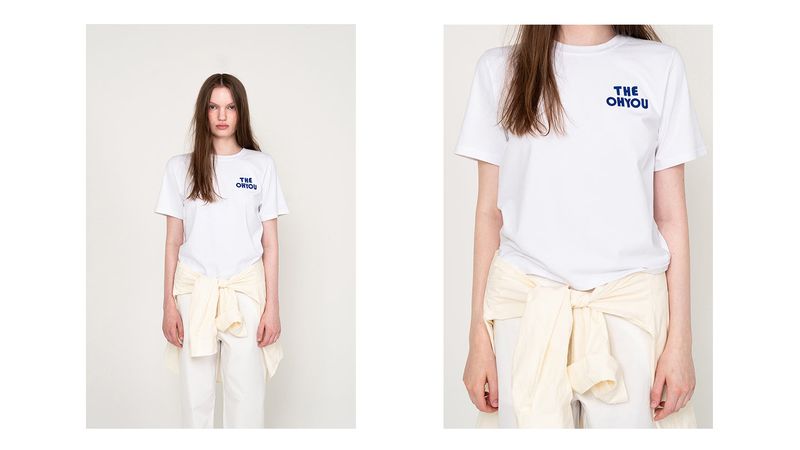 SILKET BASIC T-SHIRT (BLUE LOGO)