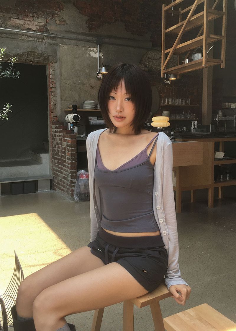 LAYER CROP SLEEVELESS (3color)