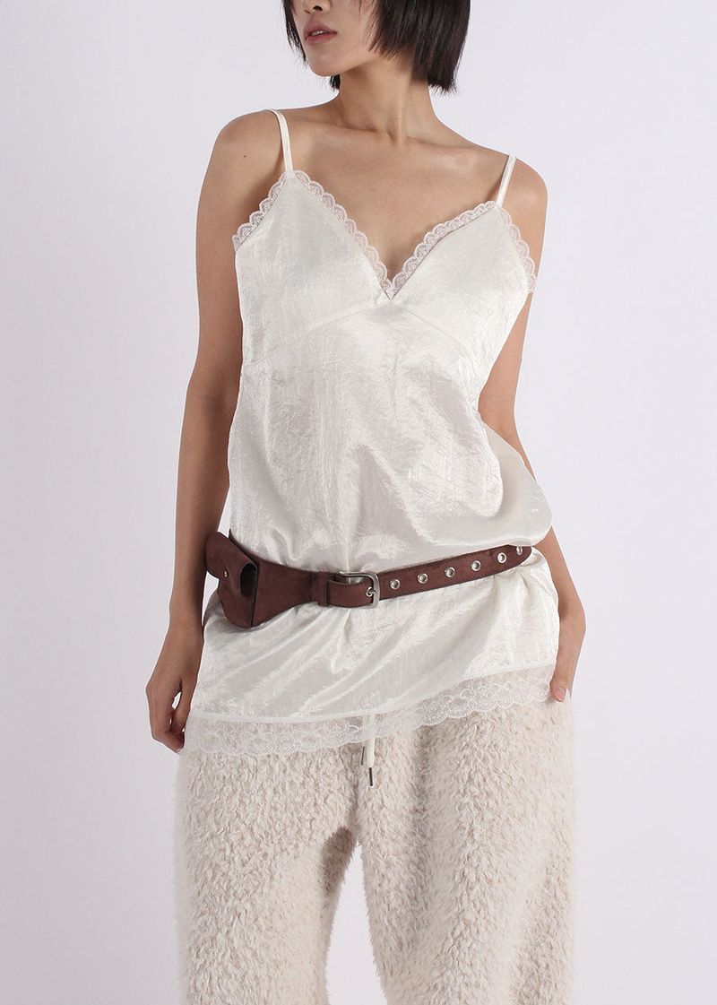 LACE SLIP SLEEVELESS TOP