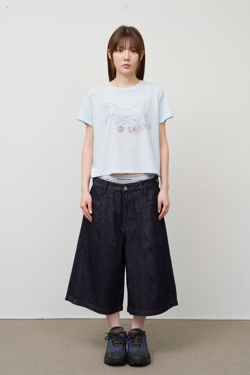 (W) Pony Printed Top
