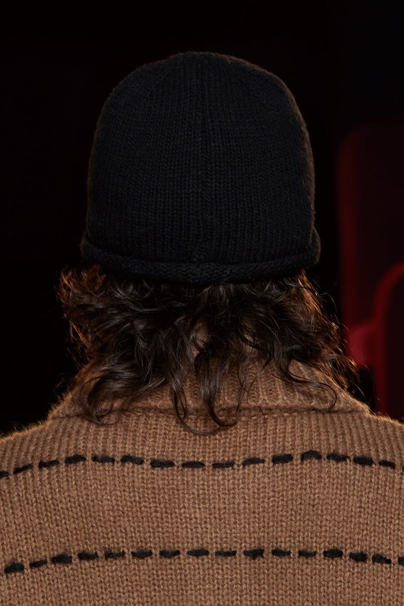 SYMBOL WOOL BEANIE / BLACK
