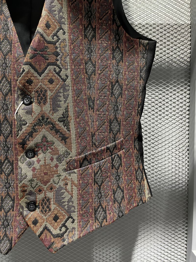 Rust Pattern Waistcoat