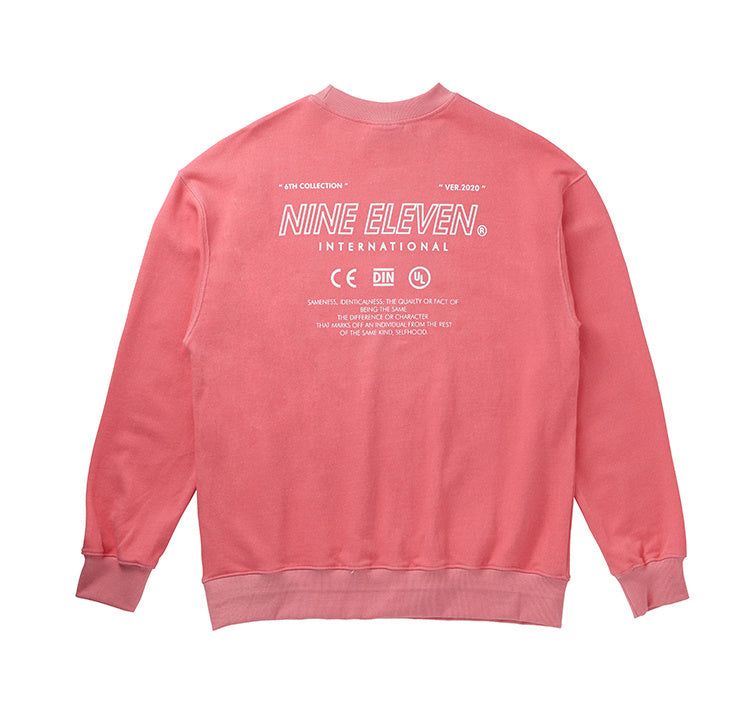 Pigment washed crewneck