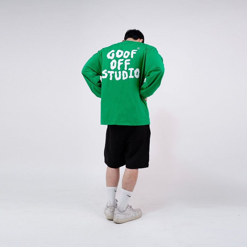 GF MAIN LOGO LONGSLEEVE - ( Green )