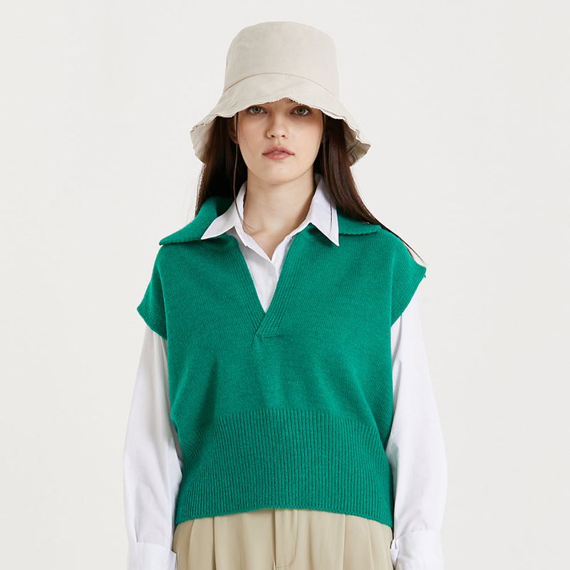 PINK PINEAPPLE（ピンクパイナップル）の「HENRY NECK VEST（Tops）」