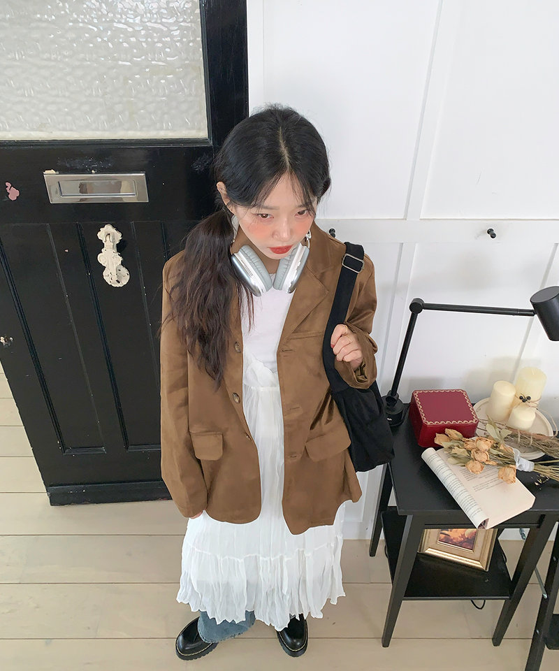 Autumn Suede Collar Jacket