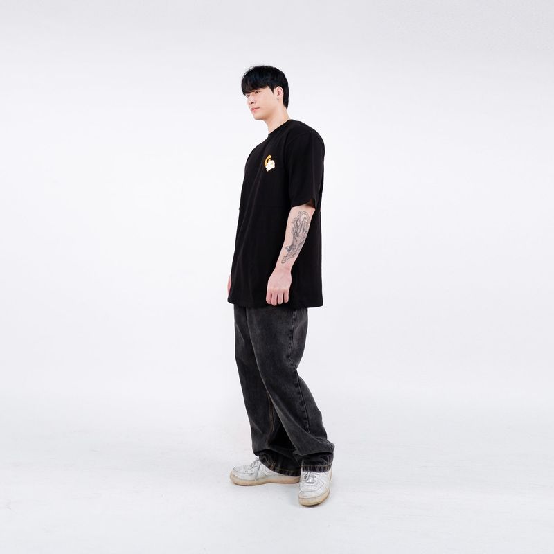 G.O.S. MAIN LOGO TEE - ( Black )