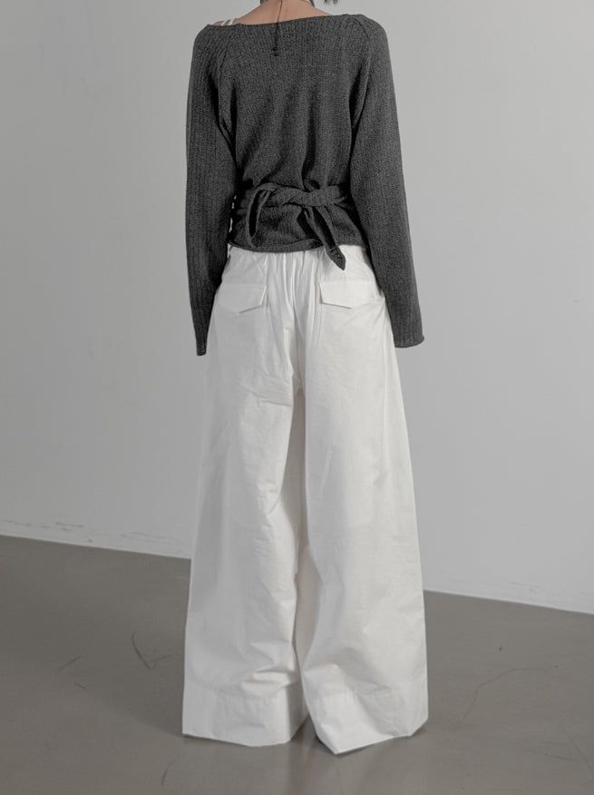 Rael Strap Knit Wrap Cardigan