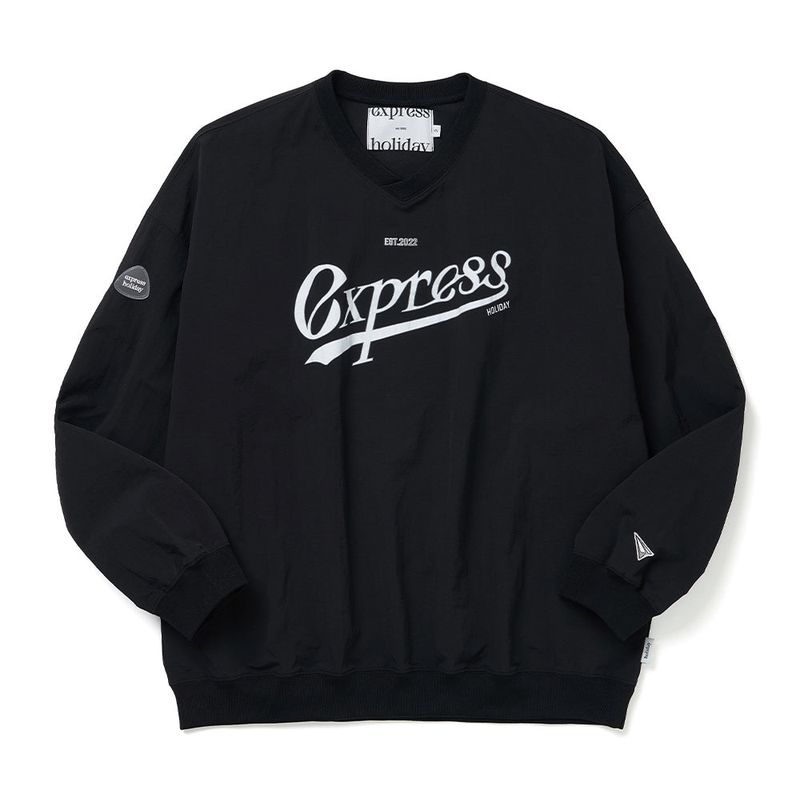 Express Holiday（エクスプレスホリデー）の「オーセンチックナイロンプルオーバー_Black（トップス）」