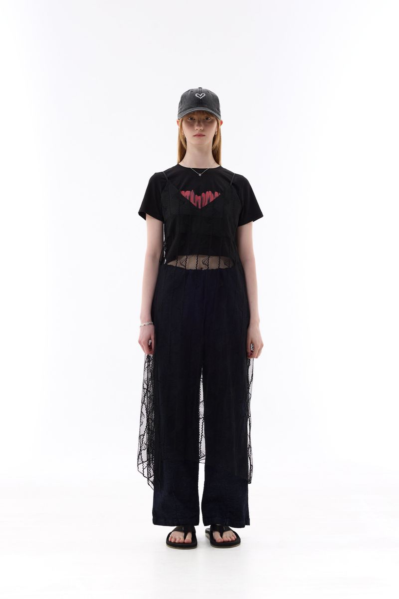 ARIKIM（アリキム）の「A RIBBON LAYERED ONE-PIECE / BLACK（Dresses）」