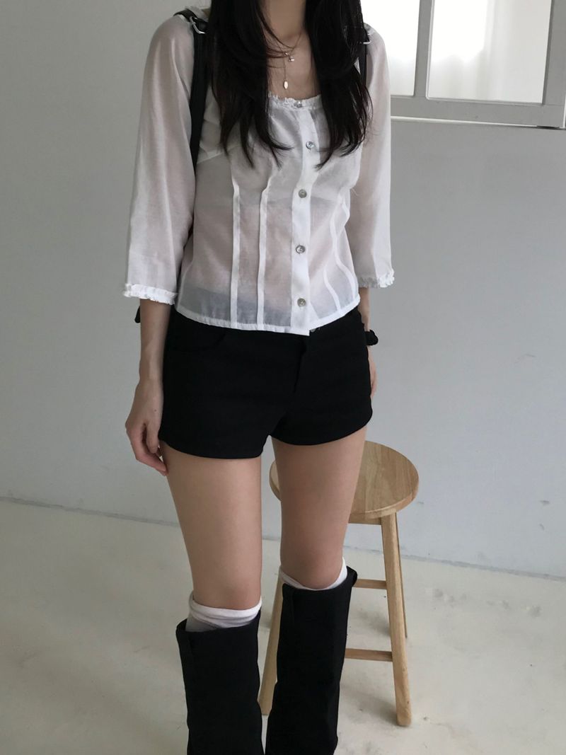 Miel frill blouse (3 colors)