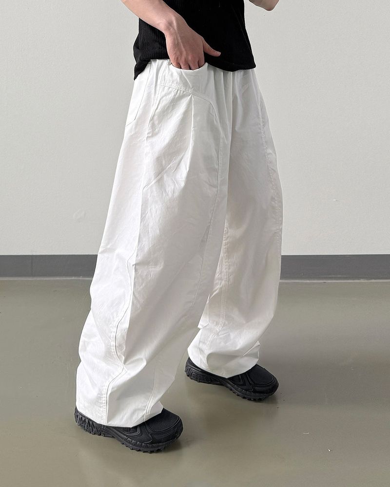 Traillin Cotton Seam One-Tuck Pants