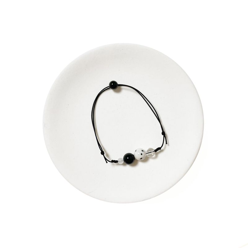 Wave gemstone bracelet