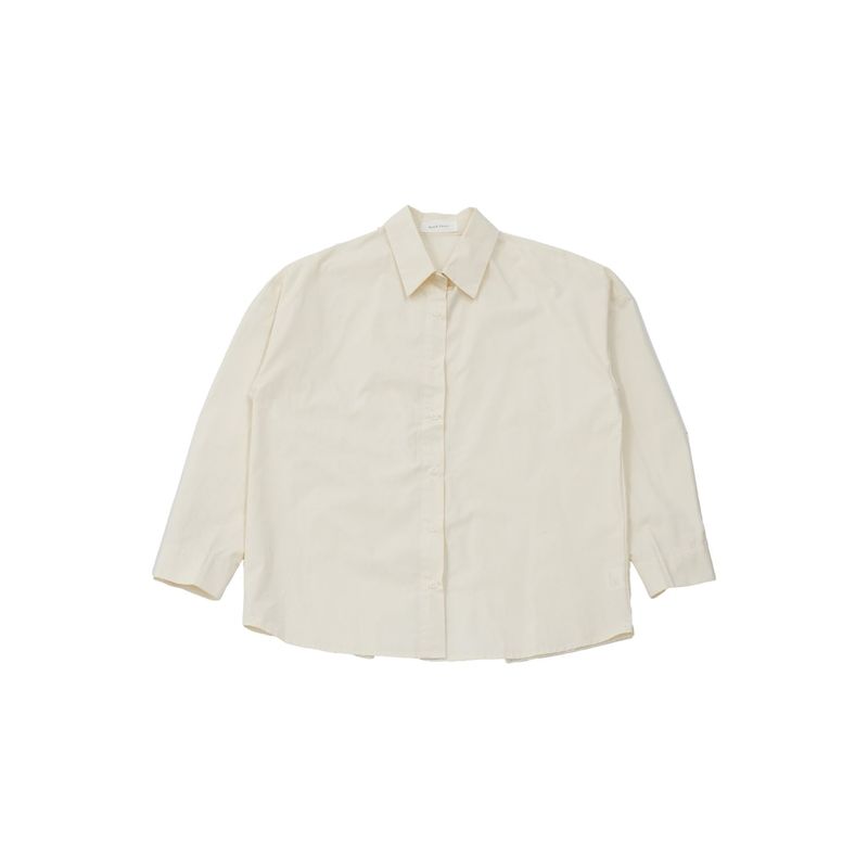 overlap back shirt