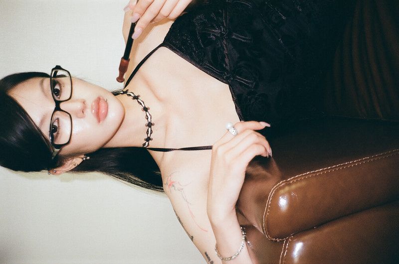 Me愛 - Mowol (暮月) choker (Black/White)