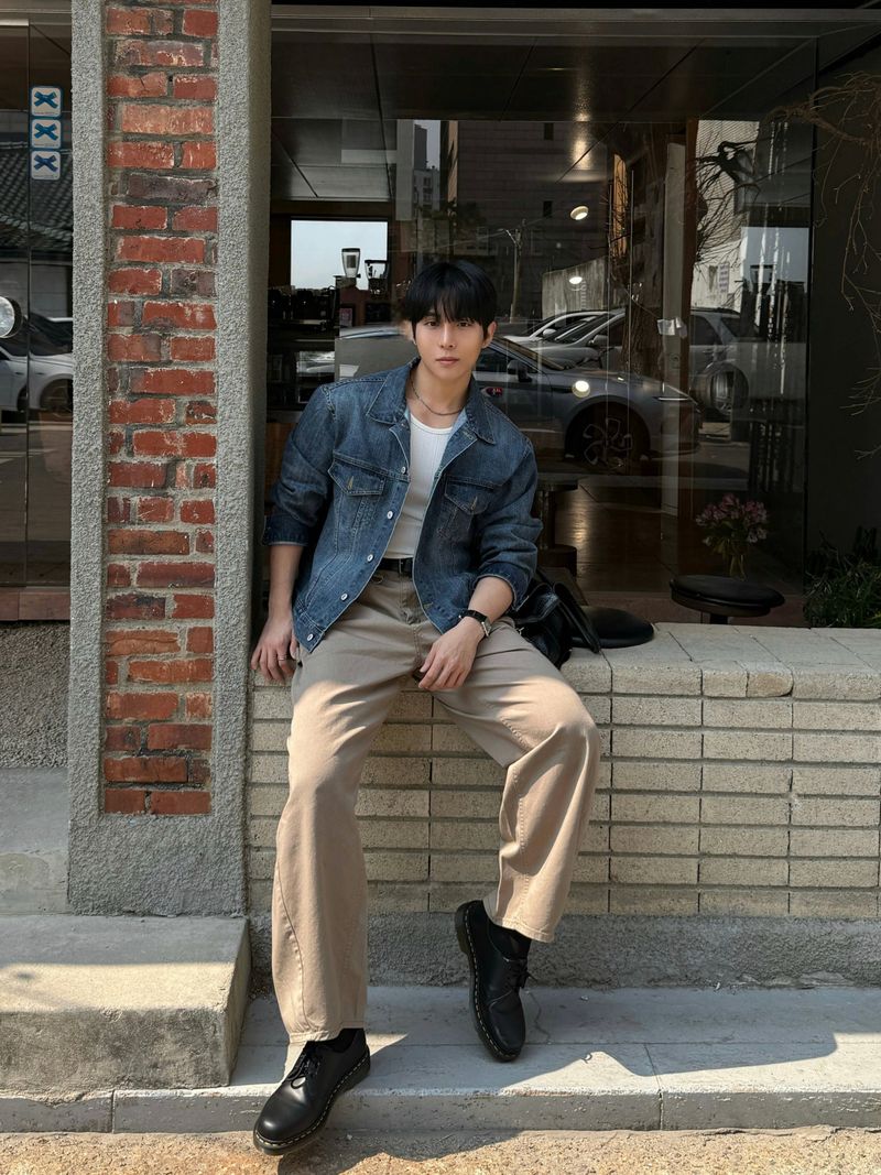 D-ring puttige curved pants