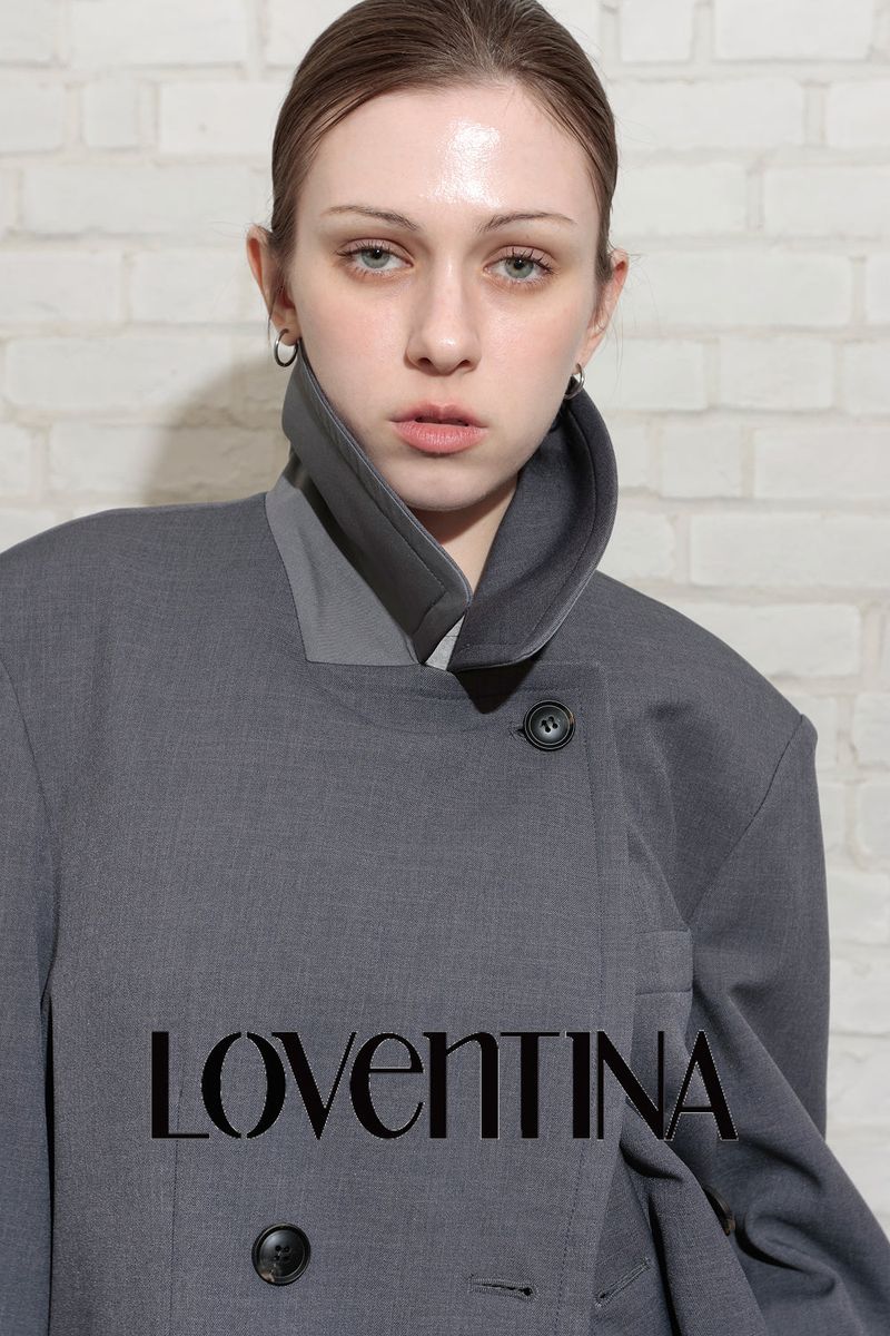 MAXIMAL DOUBLE COAT_GRAY