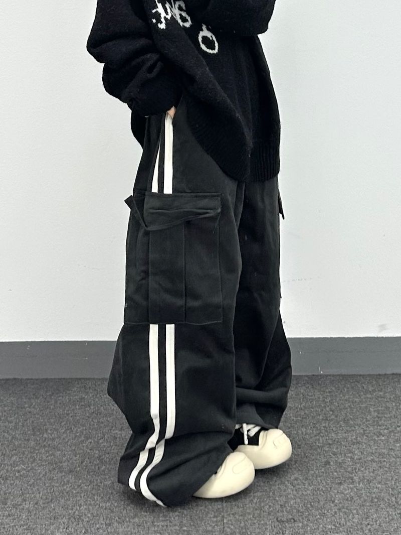 burger cotton track balloon pants