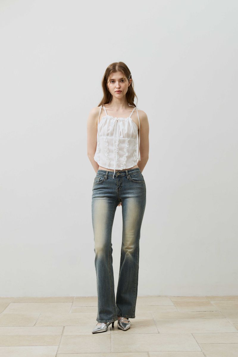 CIEL BOOTCUT DENIM PANTS / LIGHT BLUE