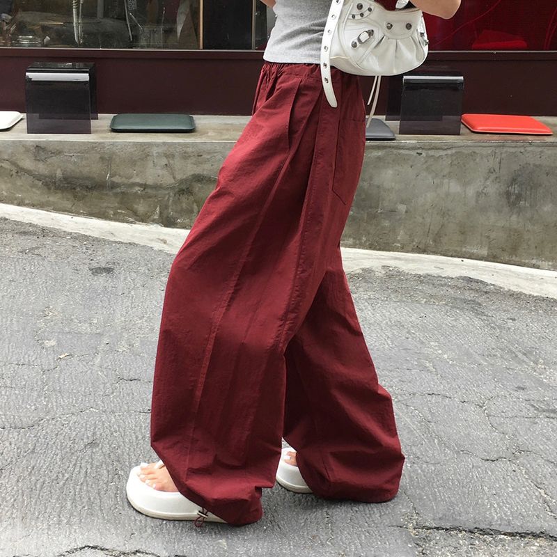 [MADE] Dump, folding nylon wide pants