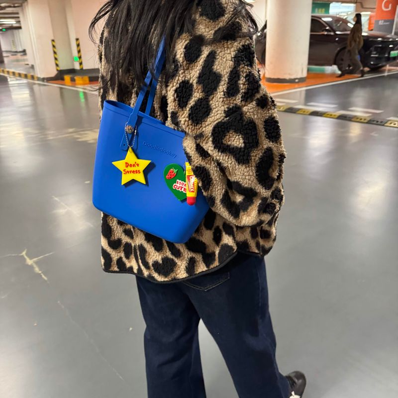 Waterproof Tote Bag Blue
