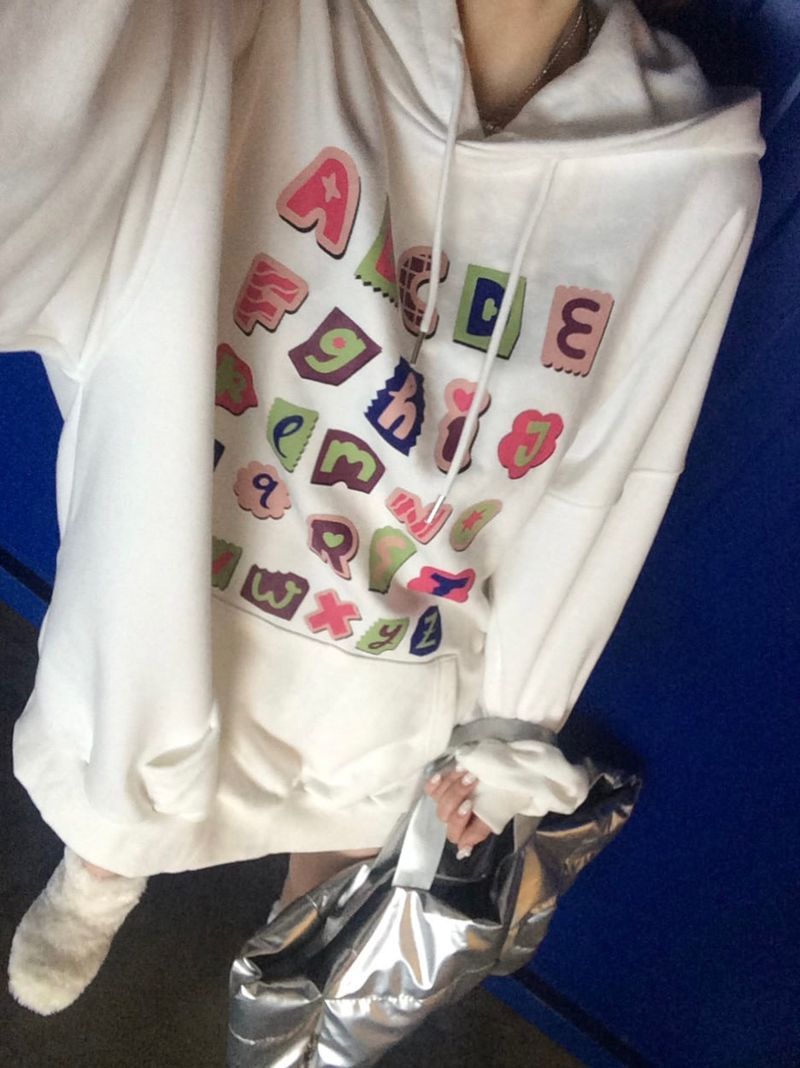 Alphabet hoodie