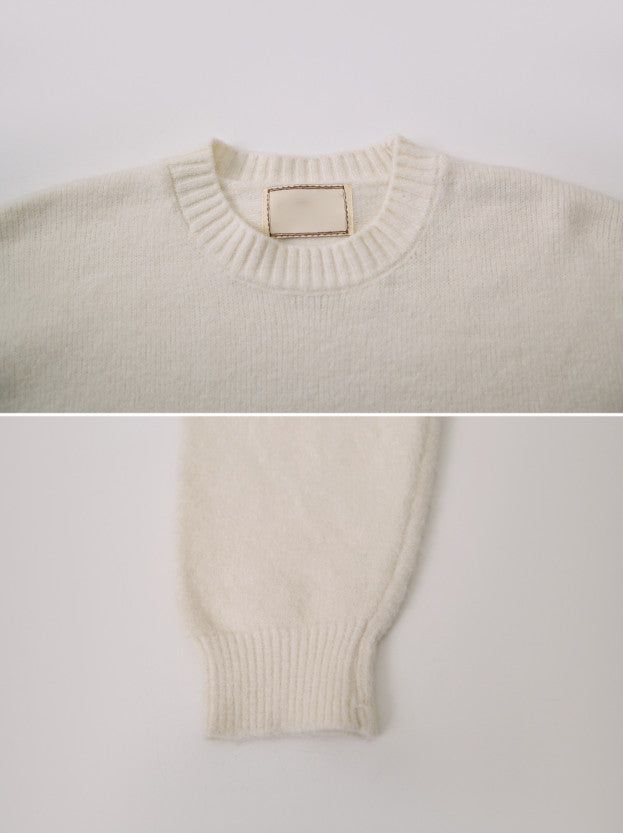 #Winter Pastel Soft Round Knit (3color)