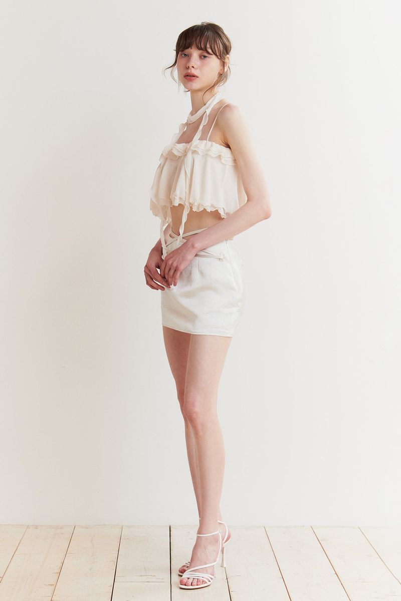 JADE MINI SKIRT cream