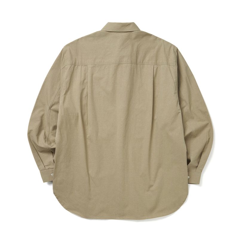 Express Holiday Signature Symbol Basic Shirt_Deep Beige