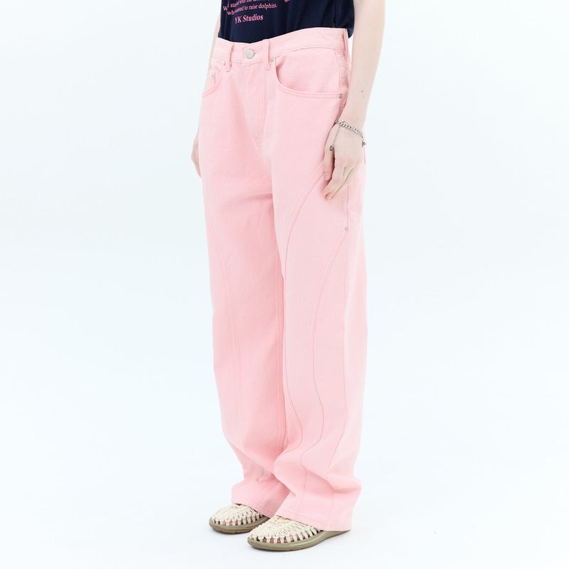 WaiKei(ワイケイ)の「Cutting line color denim(Pants)」