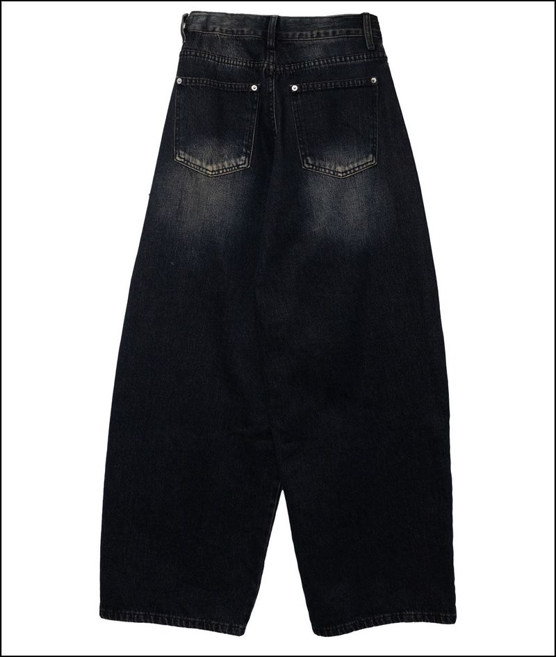 Ender curved wide ballon pants