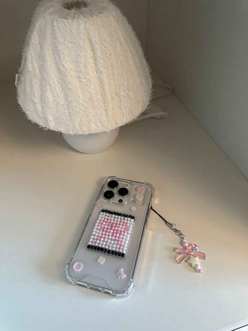 [made]"Ribbon beads"case