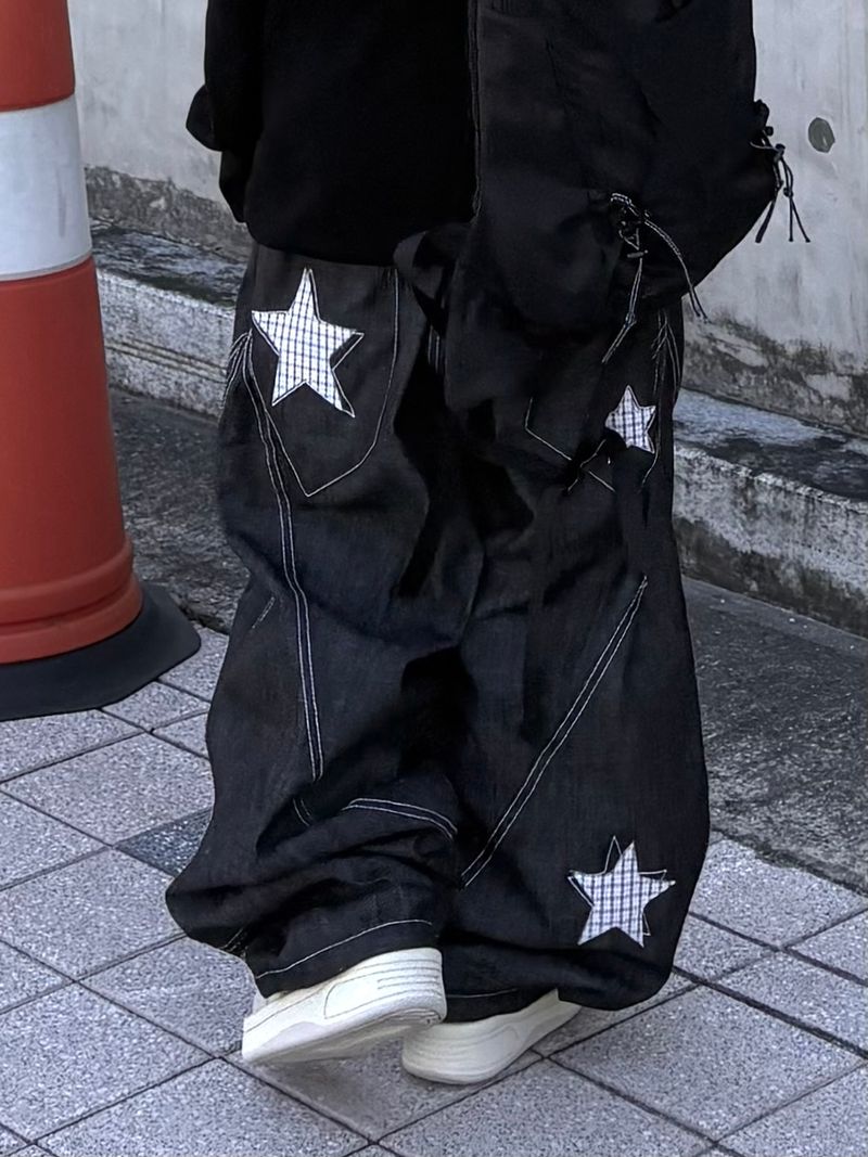 PEARCLAN（ペアクラン）の「チェックステッチ デニムパンツ（パンツ）」