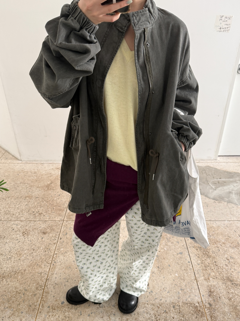 v neck loose knit top