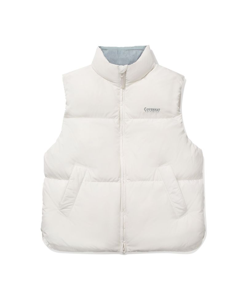 Covernat（カバーナット）の「[Civic] Cotton Outing Down Vest Ivory（Jackets/Outerwear）」