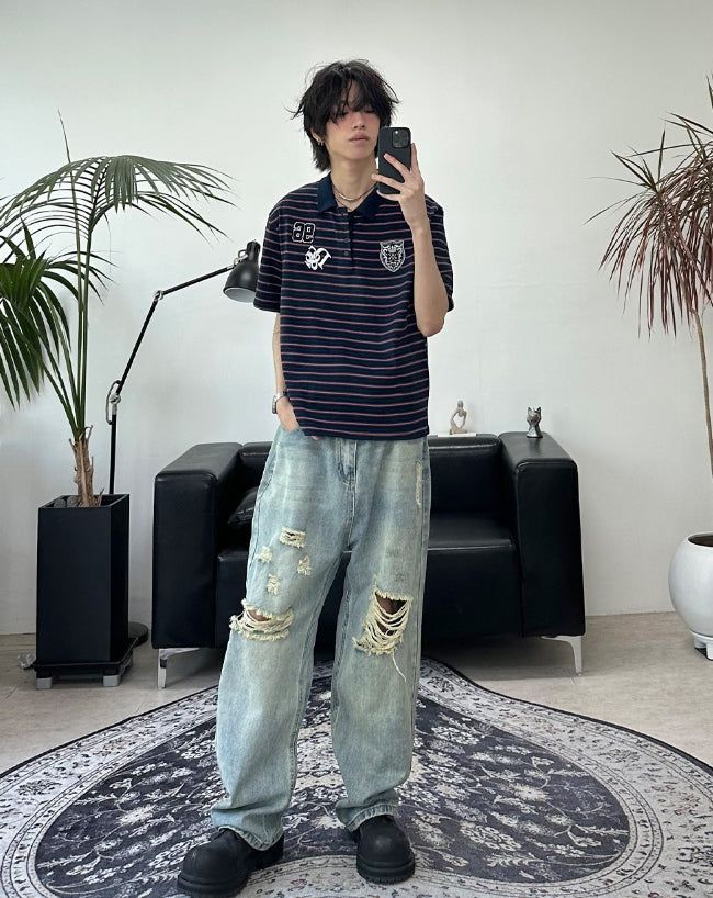 Ean Washed Destroyed Jean