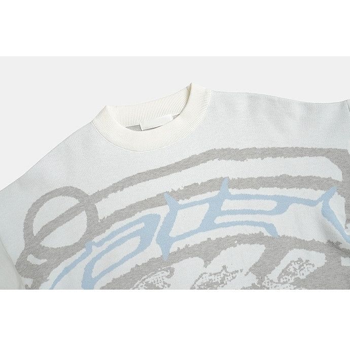 Munch Graphic Wool Pullover knit