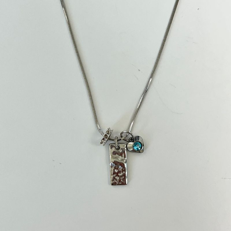 MADE blue stone necklace
