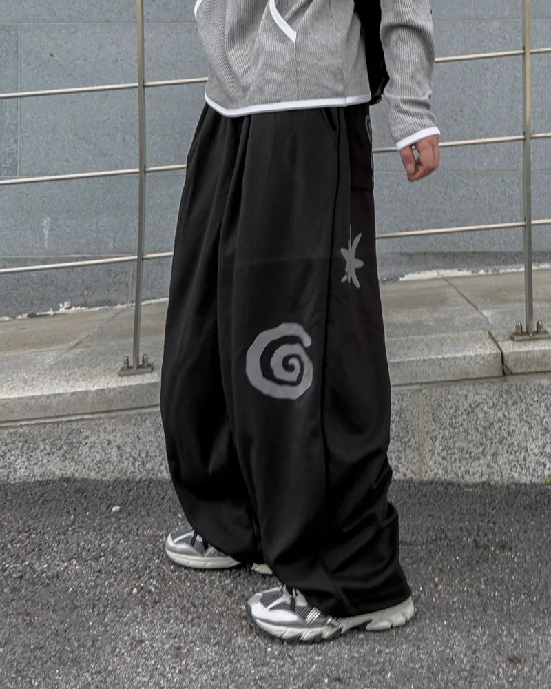Nuve Art Graphic Wide Sweatpants