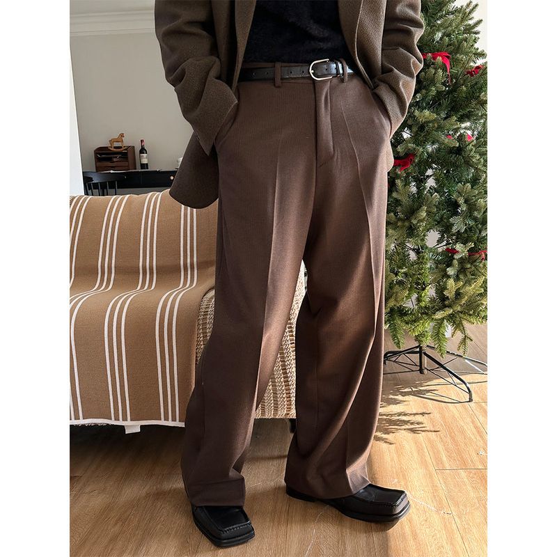 [F/W] Herringbone wide slacks(3color)