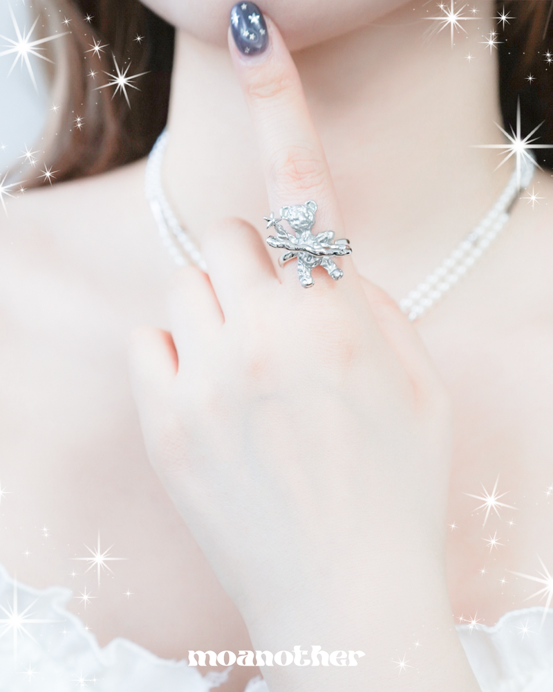 moanother（モノアザー）の「Magical Bear Open ring（Accessories）」