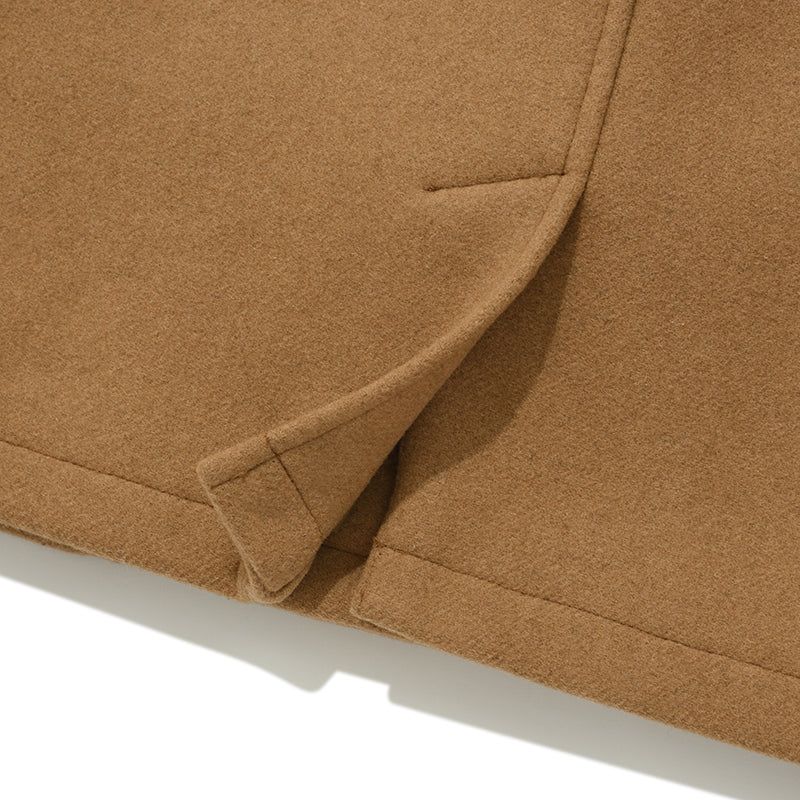 CHERRY HOODIE HALF DUFFLE COAT [BEIGE]