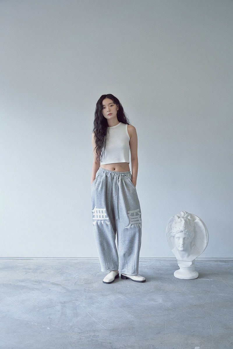 FOG JACQUARD MU-WI SWEAT PANTS (Gray)