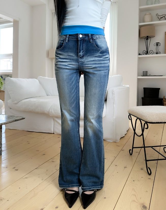 ULAN（ユレン）の「Moonlit Catwash Bootcut Denim Pants（Pants）」